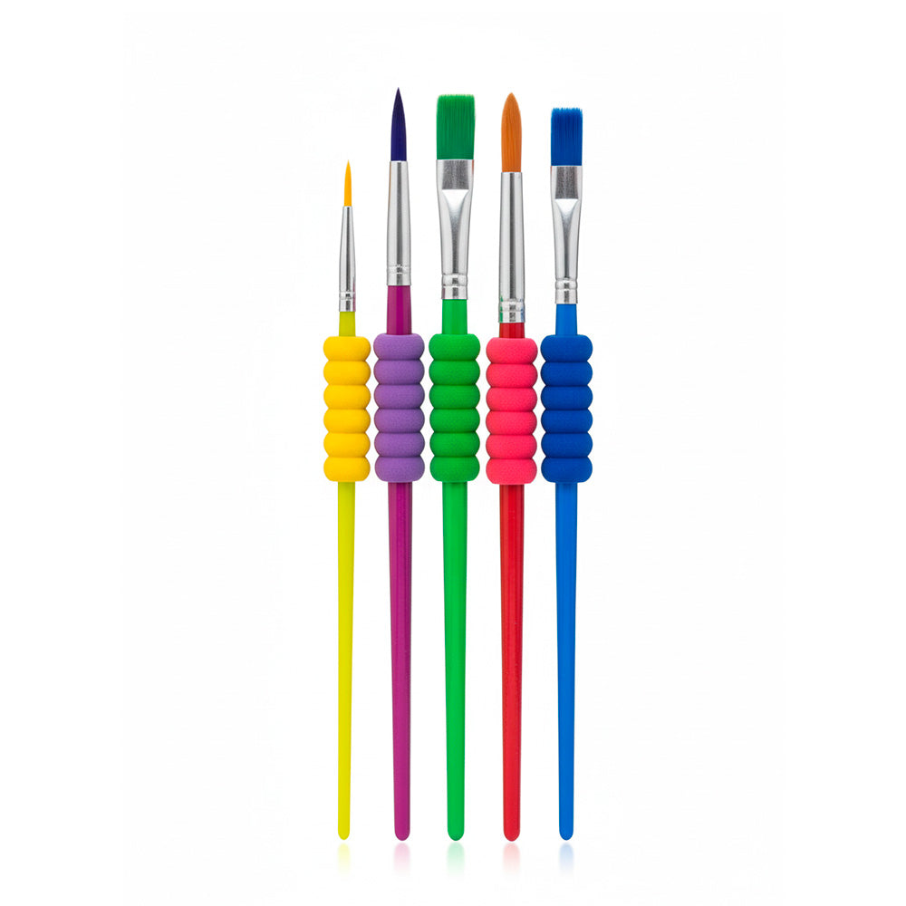 SET DE 5 PINCELES PARA NIÑOS EN BLISTER LH-4483