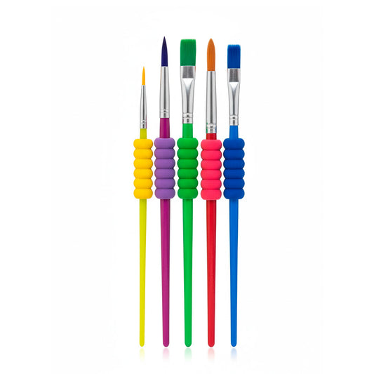 SET DE 5 PINCELES PARA NIÑOS EN BLISTER LH-4483