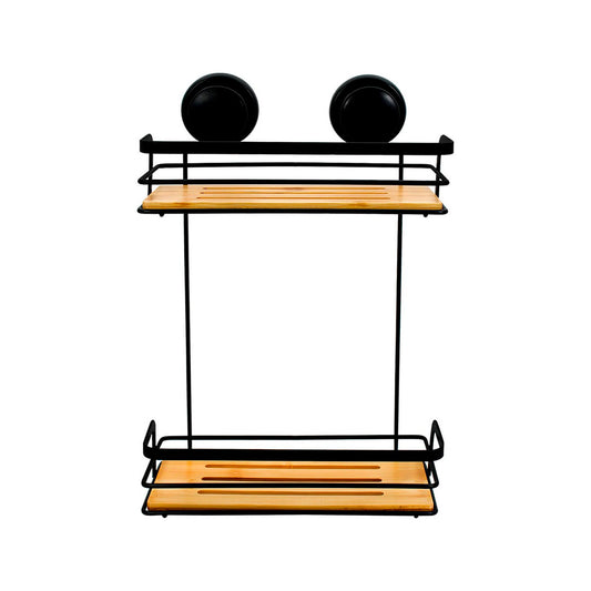 ESTANTE ORGANIZADOR REC NEG 2 NIV BASE MAD LH-4762