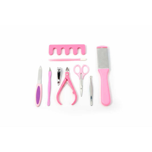 SET DE PEDICURE 9 PIEZAS EN BLISTER LH-4892