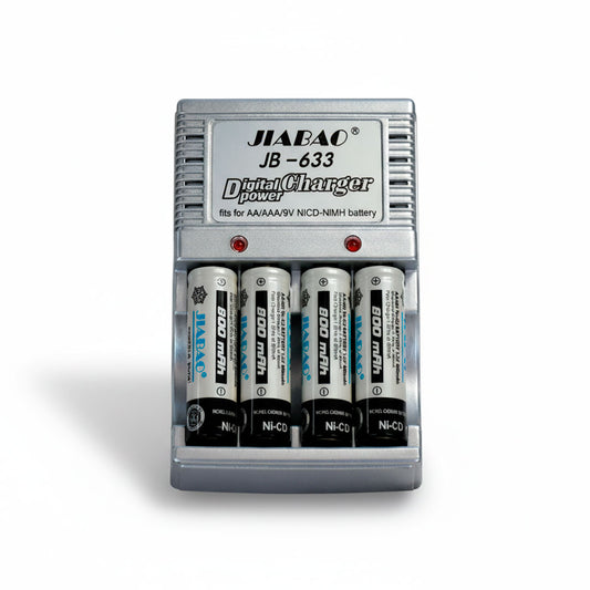 CARGADOR DE PILAS AA/AAA CON 4 PILAS RECARG LH4838