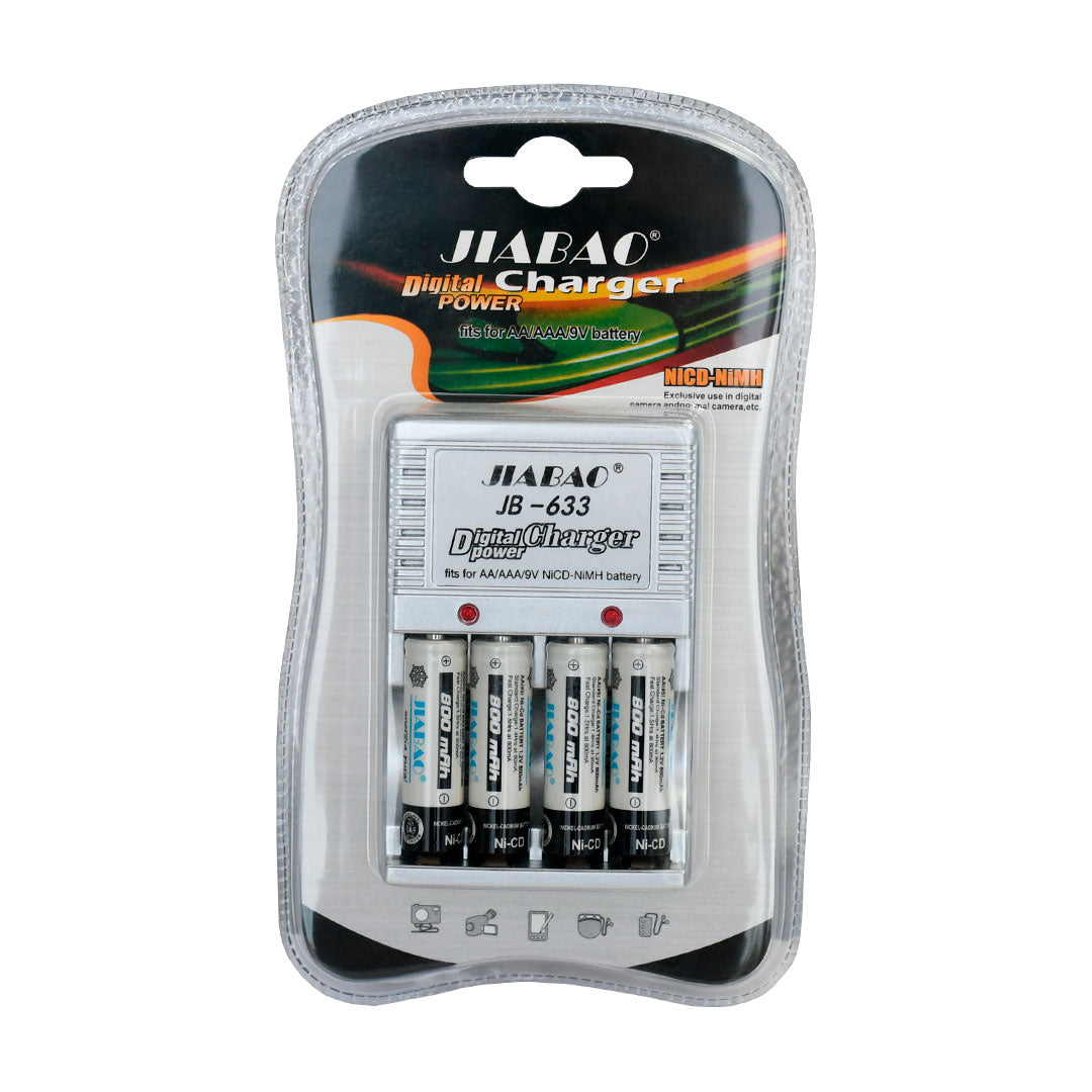 CARGADOR DE PILAS AA/AAA CON 4 PILAS RECARG LH4838