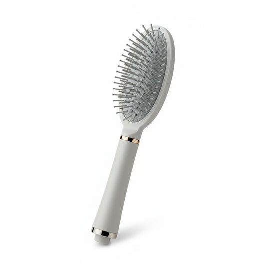 CEPILLO PARA CABELLO OVALADO GRIS LH-4869