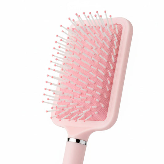 CEPILLO PARA CABELLO RECTANGULAR ROSADO LH-4871