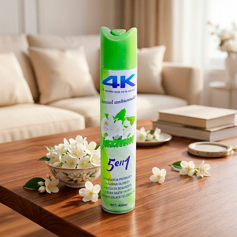 DESODORANTE 4K AEROSOL DE AMBIENTE JAZMIN 48500