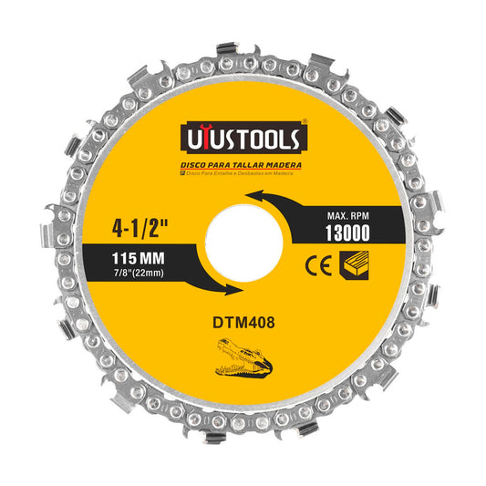 DISCO CORTE MADERA ACERO 4 1/2″ UYUSTOOLS DTM413