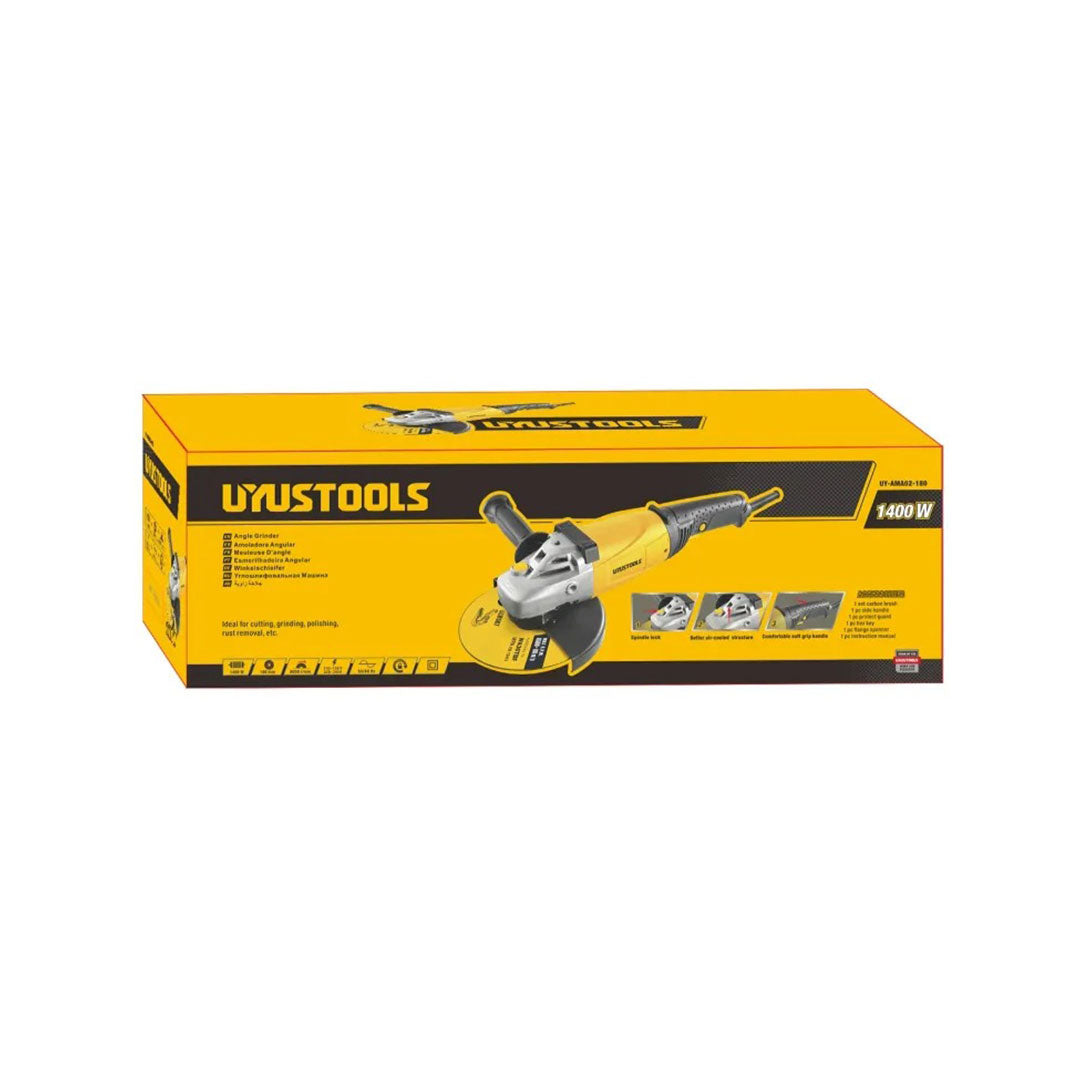 AMOLADORA ANGULAR 1400W UYUSTOOLS UY-AMA02-180