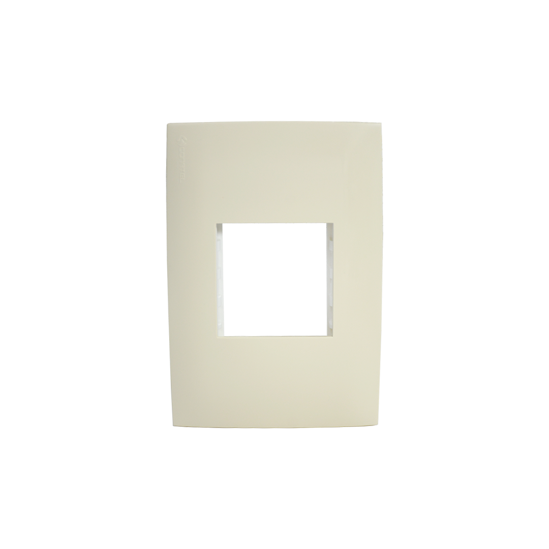 PLAQUETA 1 MOD DOBLE PRESTA MARFIL 26710192