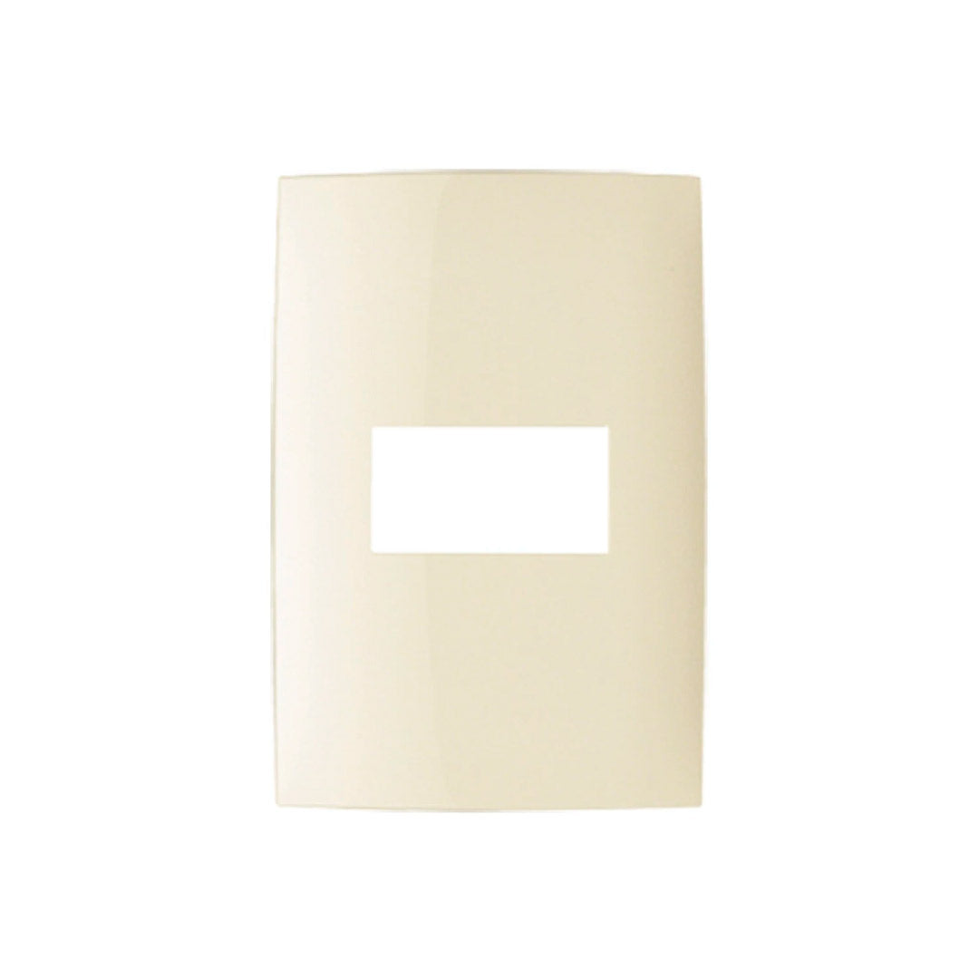 PLAQUETA 1 MOD SIMPLE PRESTA MARFIL 26710191
