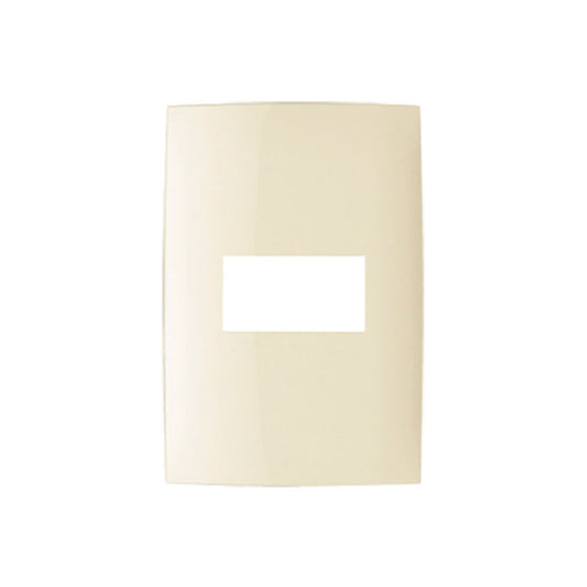 PLAQUETA 1 MOD SIMPLE PRESTA MARFIL 26710191