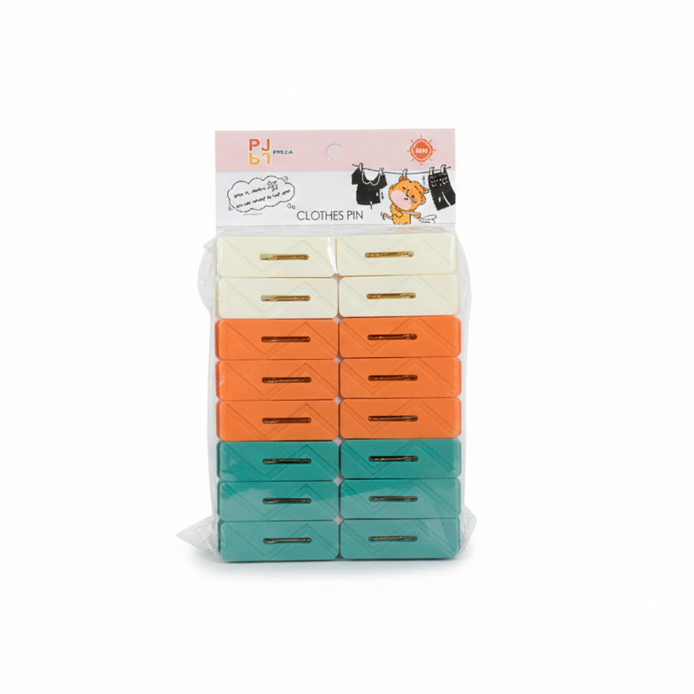 PINZAS PARA ROPA COLORES SURTIDOS GM 1882