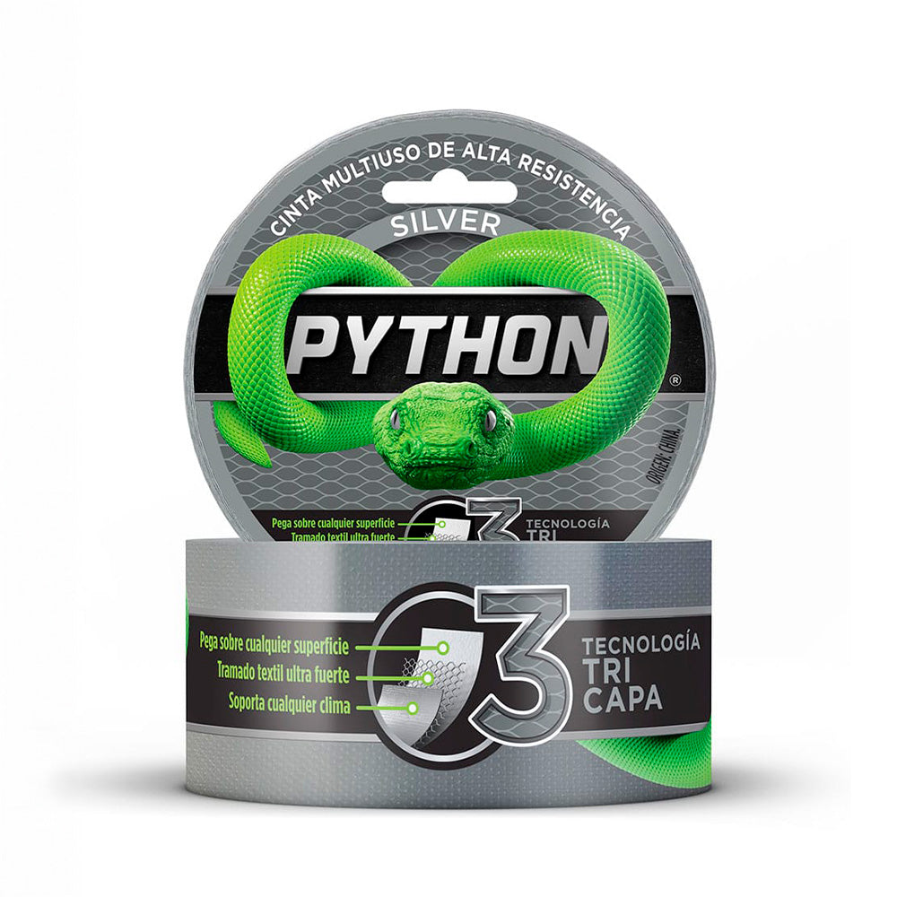 CINTA MULTIUSO ALTA RESISTENCIA PYTHON SILVER