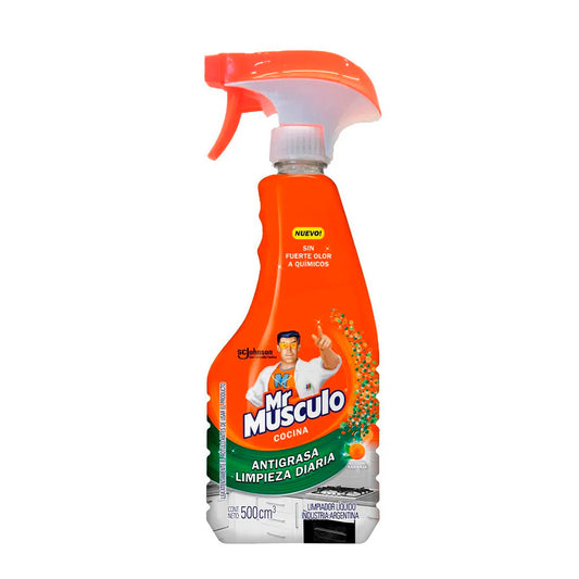 LIMPIADOR MR. MUSCULO NARANJA GATILLO 450 CC