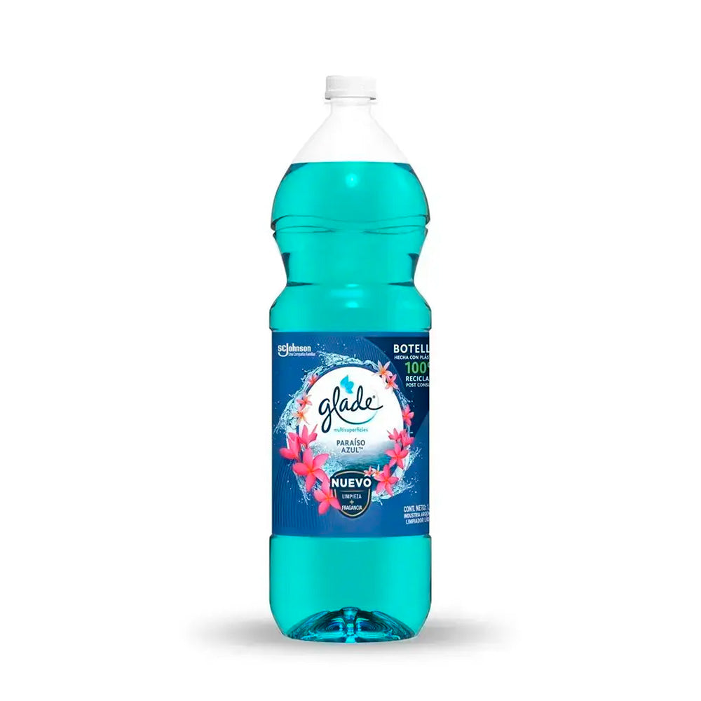 LIMPIADOR MULTIPROPOSITO GLADE PARAISO AZUL 1.76L