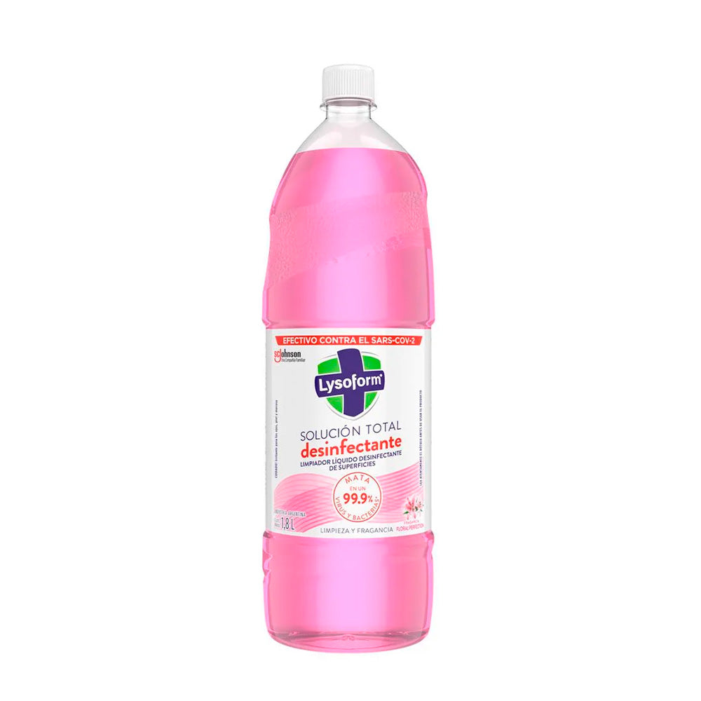 LIMPIADOR LIQ DESINFECTANTE LYSOFORM FLORAL 1.8 L