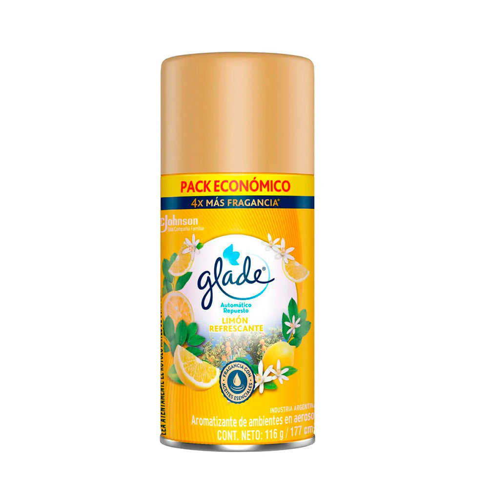 AROMATIZANTE GLADE REPUESTO LIMON PPA 170 CC