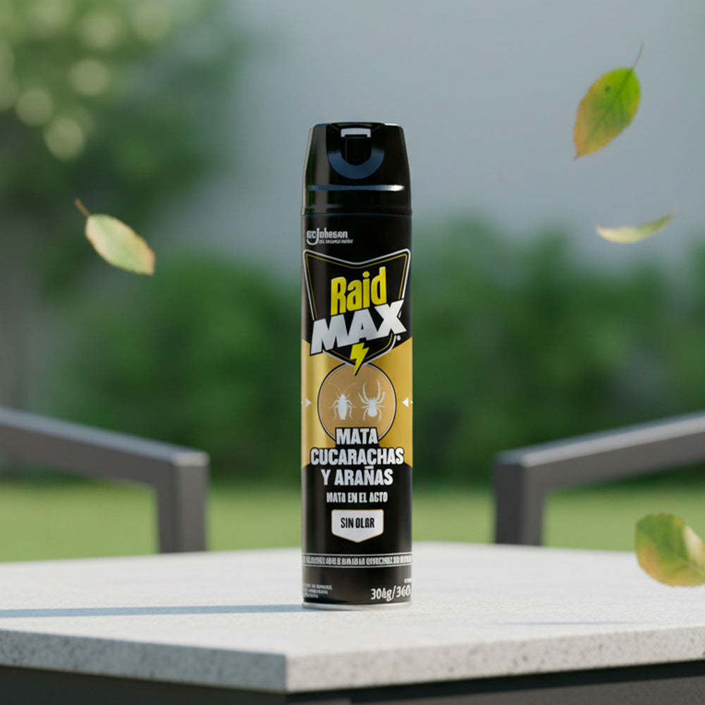 INSECTICIDA RAID MAX CUCARACHAS (DORADO) 360ML