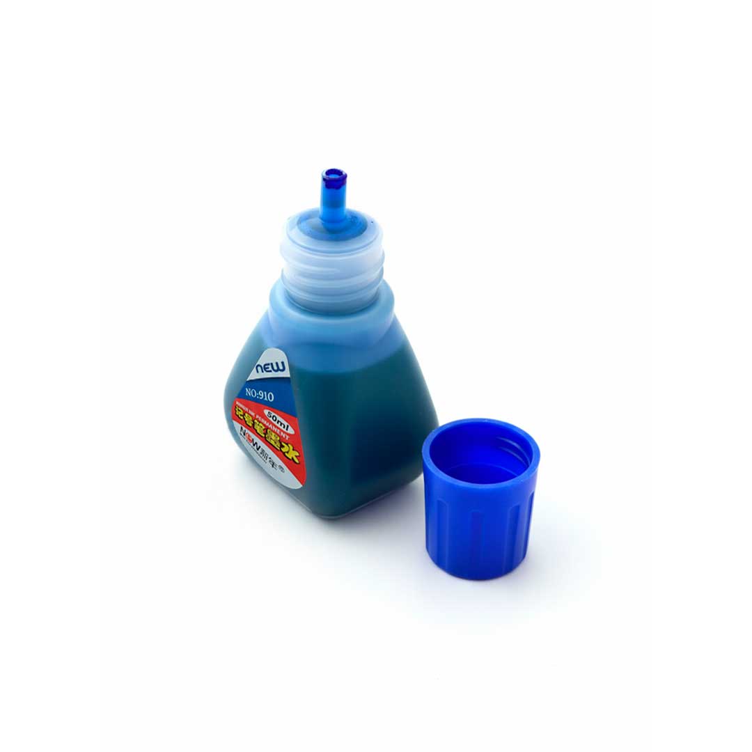 TINTA PARA MARCADOR PERMANENTE AZUL LH-4459