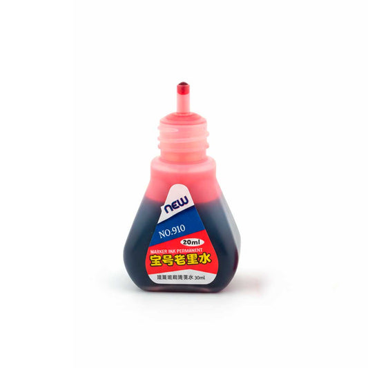 TINTA PARA MARCADOR PERMANENTE ROJO LH-4460