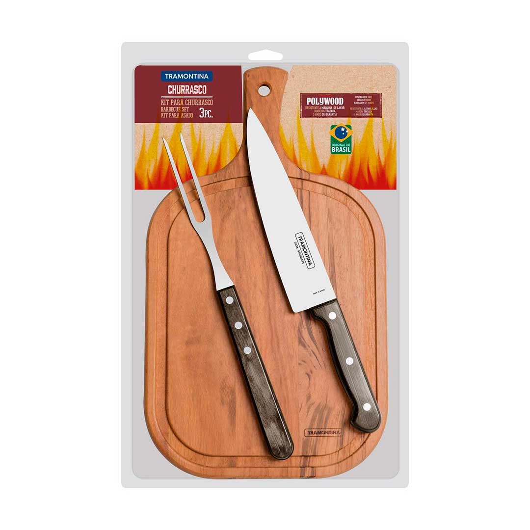 SET ASADO TRAMONTINA 3 PIEZAS 21198/414 – 21198/91