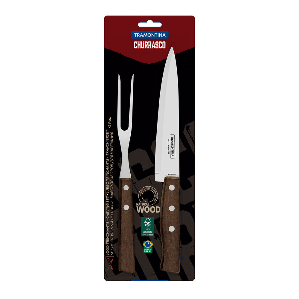 SET ASADO TRAMONTINA 2 PIEZAS 22299/013