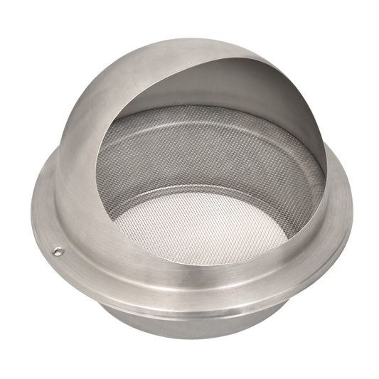 Tapa externa para salida de campanas Tramontina en acero inoxidable con malla