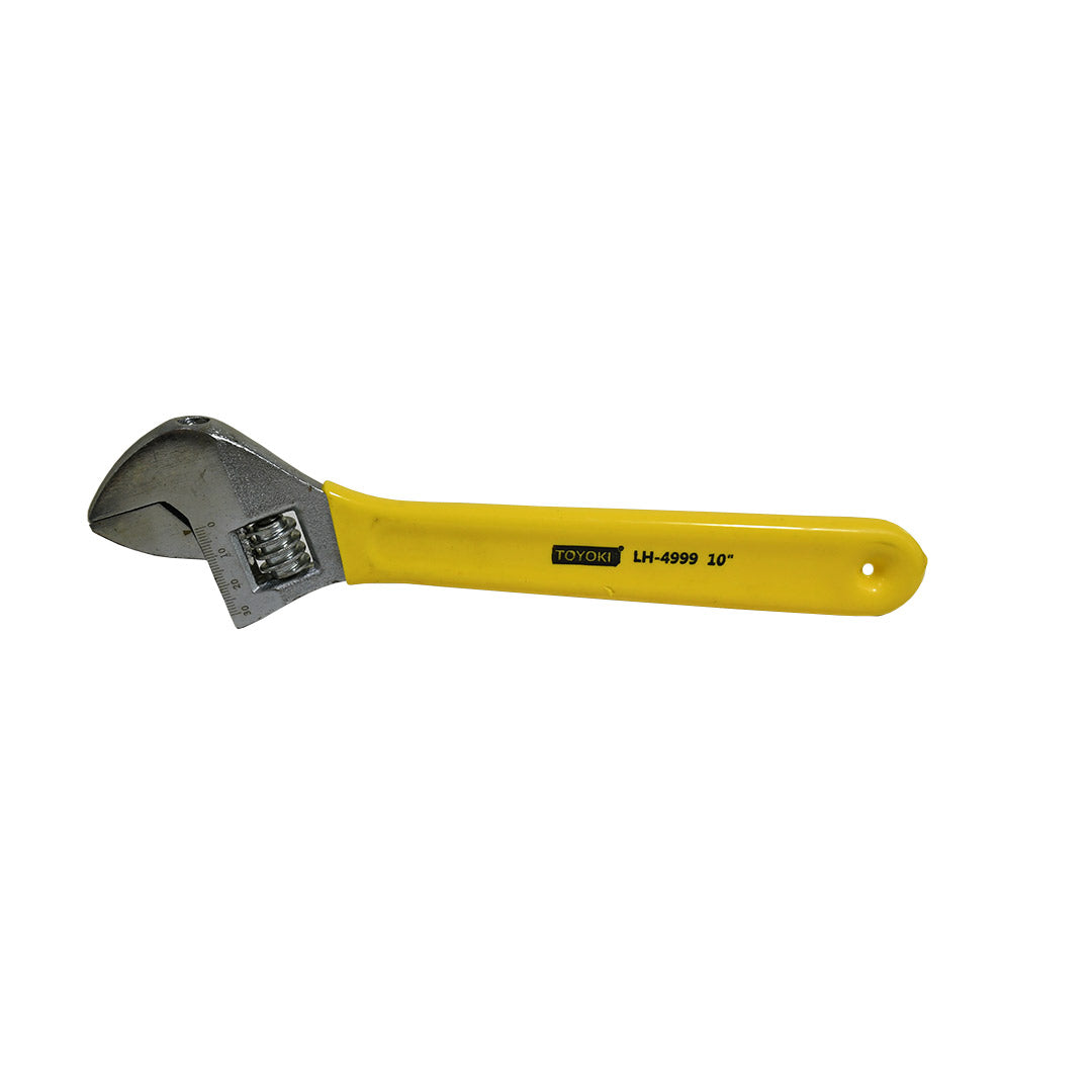 LLAVE AJUSTABLE 10″ MANGO AMARILLO TOYOKI LH-4999