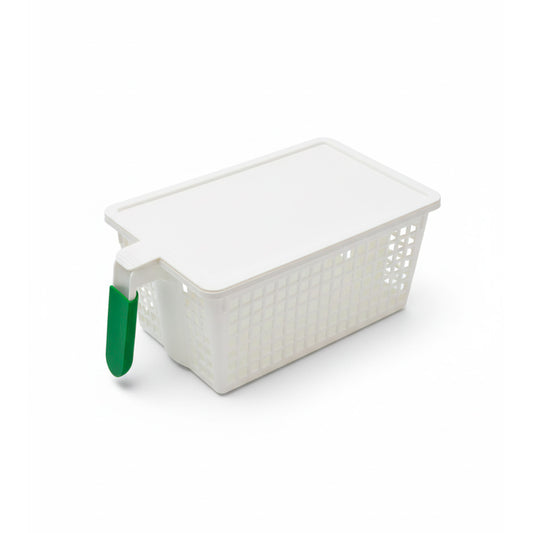 CESTO PLASTICO C/TAPA 24X15.5X11CM LH-4979
