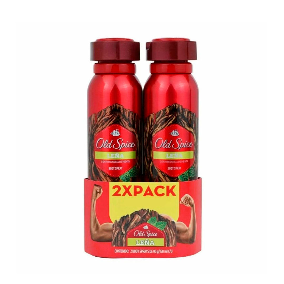 DESODORANTE AEROSOL OLD SPICE X2 LEÑA 150ML 803202