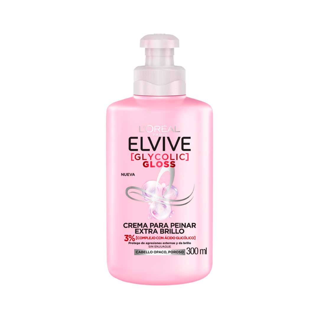 CREMA PARA PEINAR ELVIVE GLYCOLIC GLOSS 300ML
