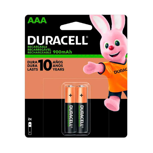 PILAS DURACELL AAA BLISTER X2 RECARGABLES