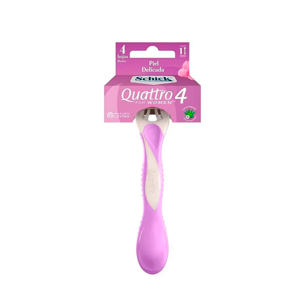 AFEITADORA SCHICK QUATTRO PIEL DELICADA