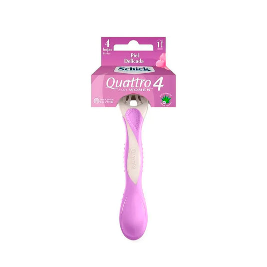 AFEITADORA SCHICK QUATTRO PIEL DELICADA