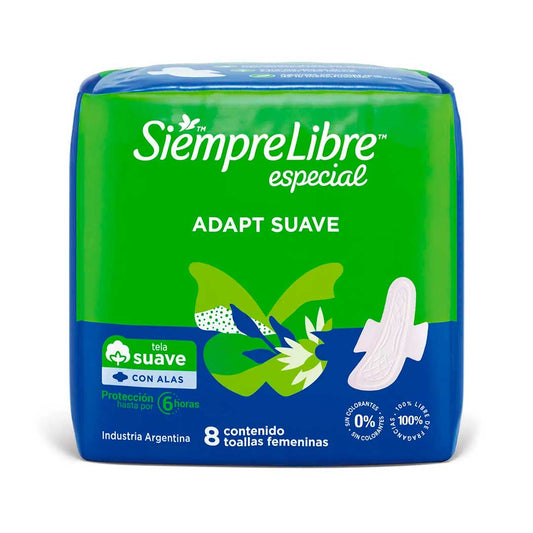 TOALLA FEMENINA SIEMPRE LIBRE ESPECIAL ADAPT.X8UN