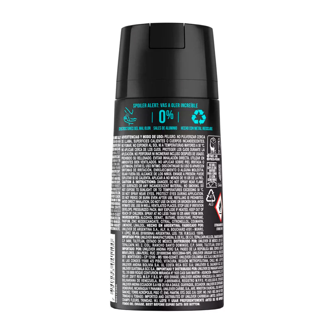 DESODORANTE AXE APOLLO AEROSOL 96G / 150ML