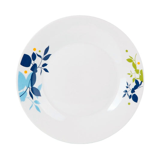 PLATO DE MESA PORCELANA 23CM RAM AZUL