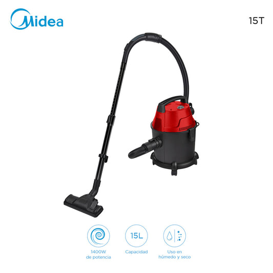 Aspiradora Wet-Dry 3 en 1 Midea 15T