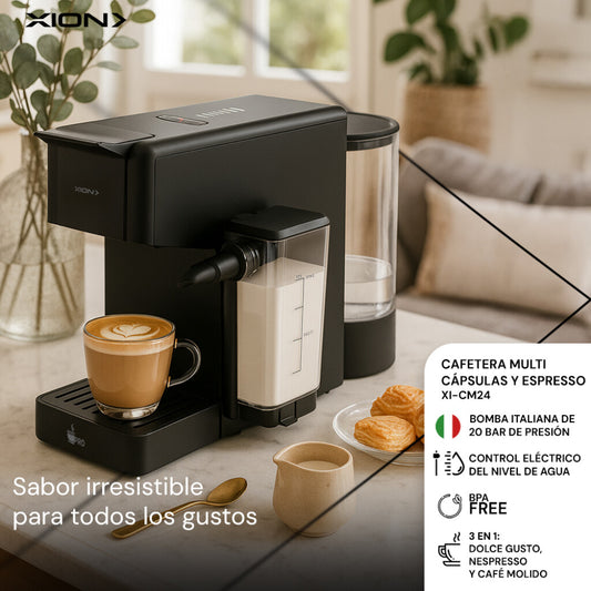 cafetera multicapsulas y espresso