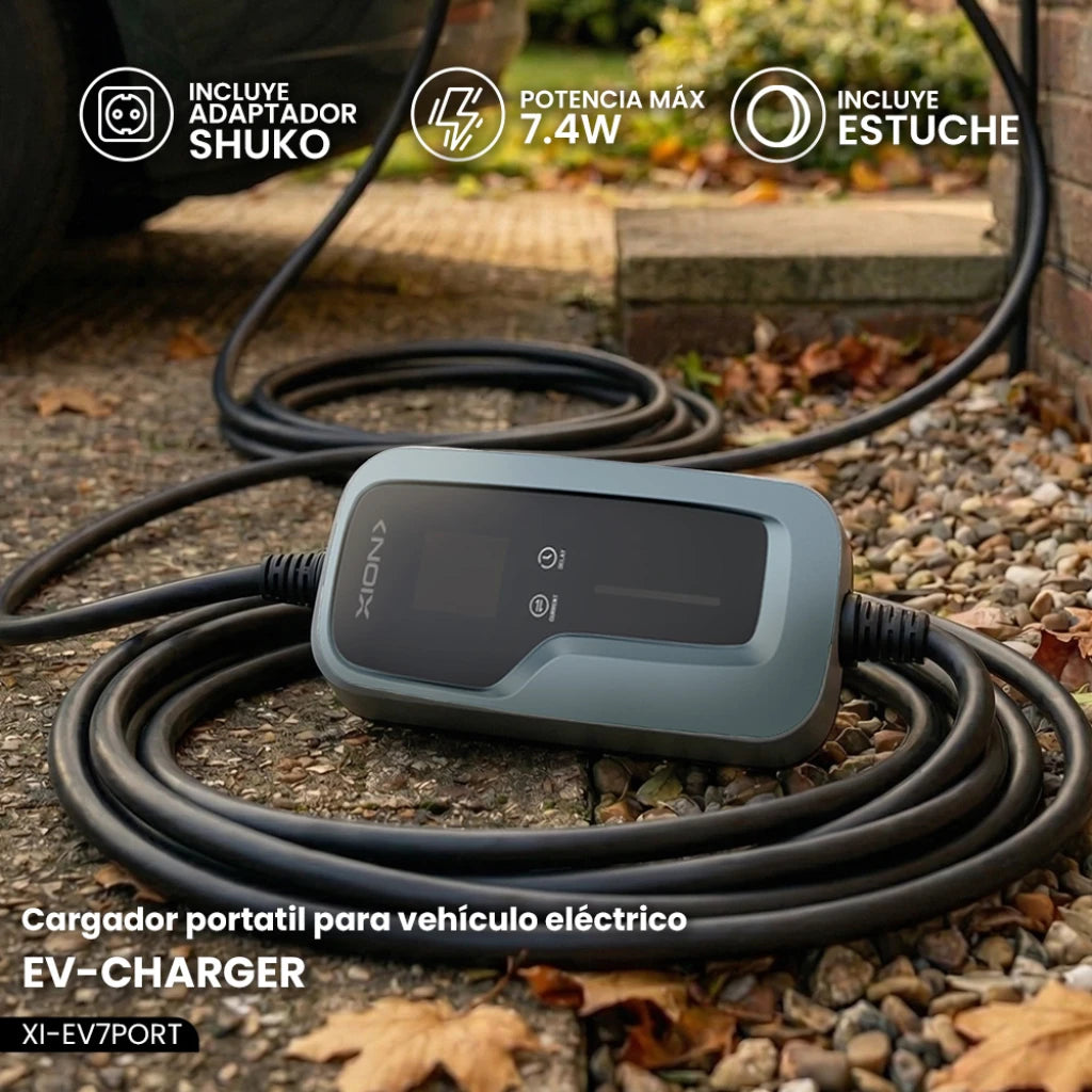 cargador de auto eléctrico portátil