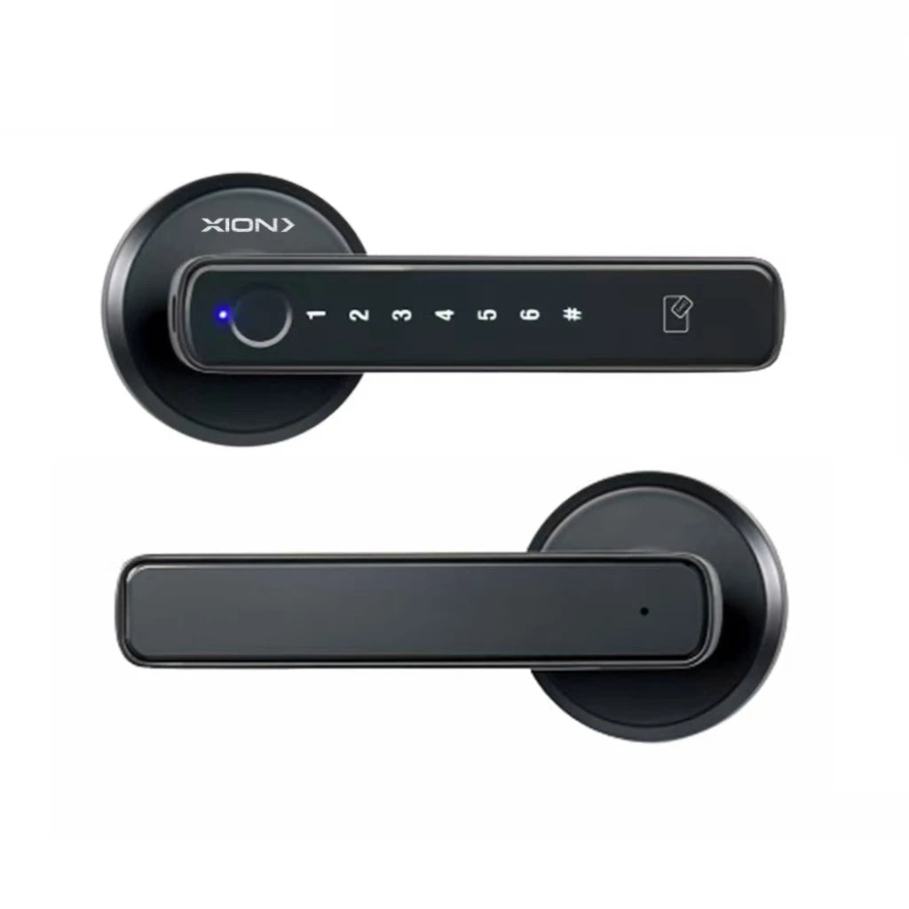 cerradura pestillo smart con desbloqueo dactilar