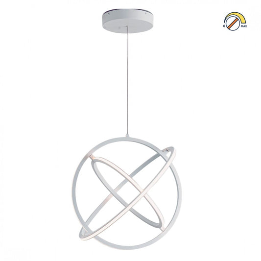 Colgante Led Diseño Átomo tres aros 80W Dimerizable