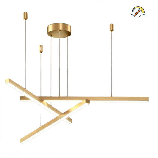 Colgante Led lineal 3 barras 30W Dimerizable