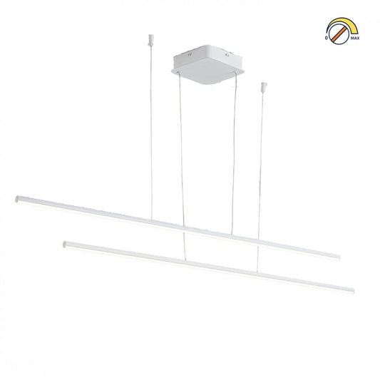 Colgante led lineal doble color blanco 36w Dimerizable