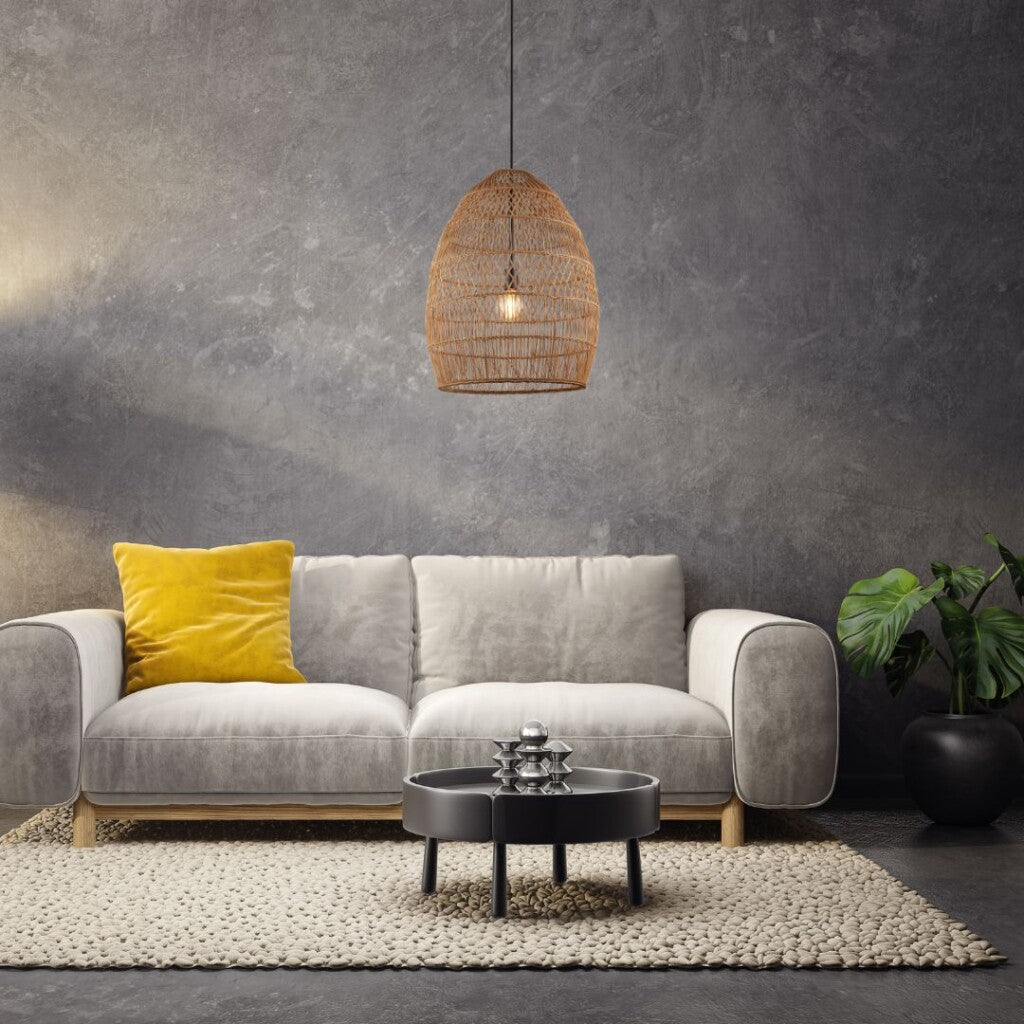 Colgante rattan grande 68cm