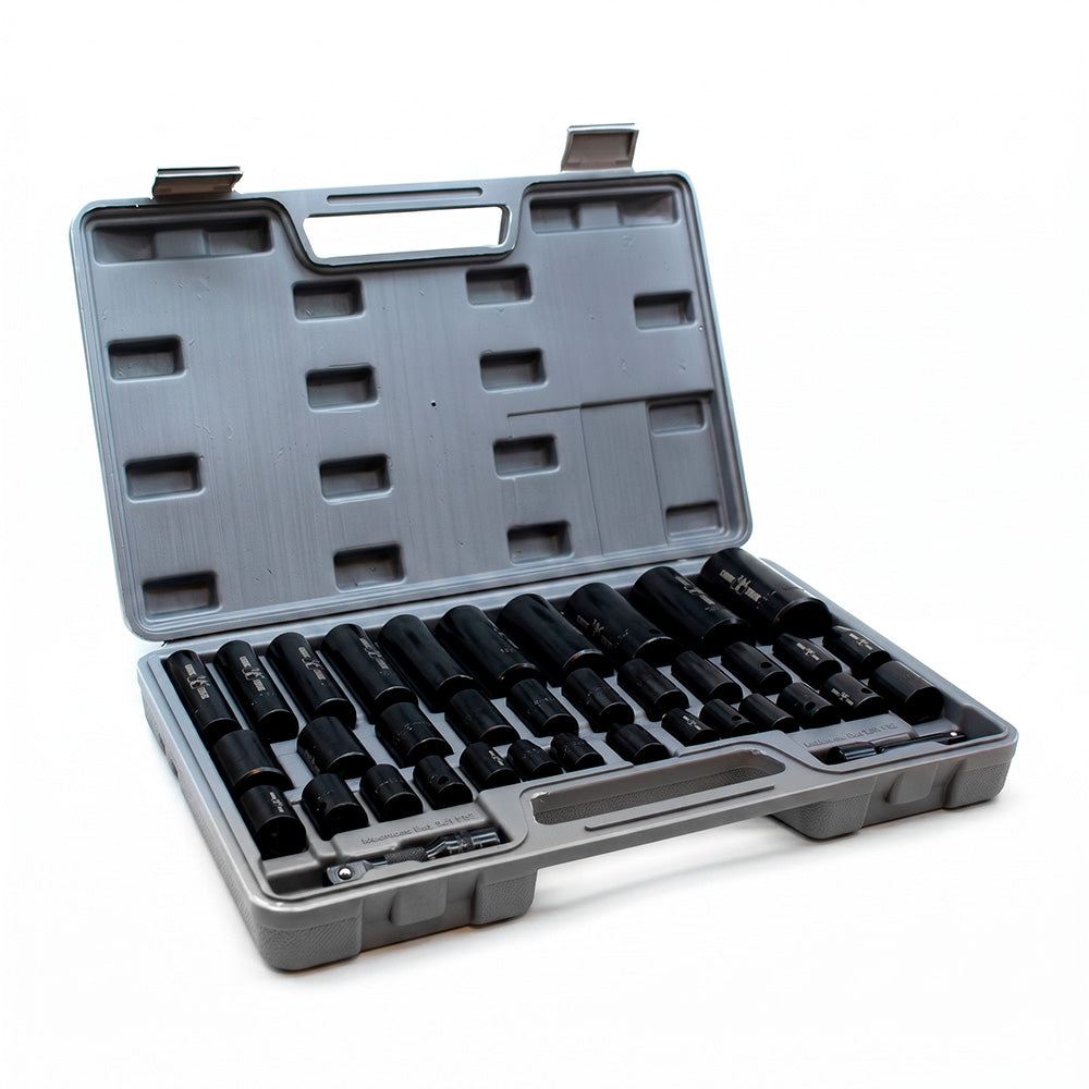 JUEGO DE DADO IMPACTO 1/2”-3/8” 38PZ WORKT PT04143