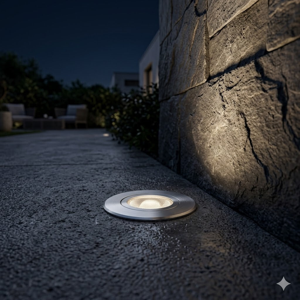 Embutido led piso 1-2w - 5cm IP67 24 volt