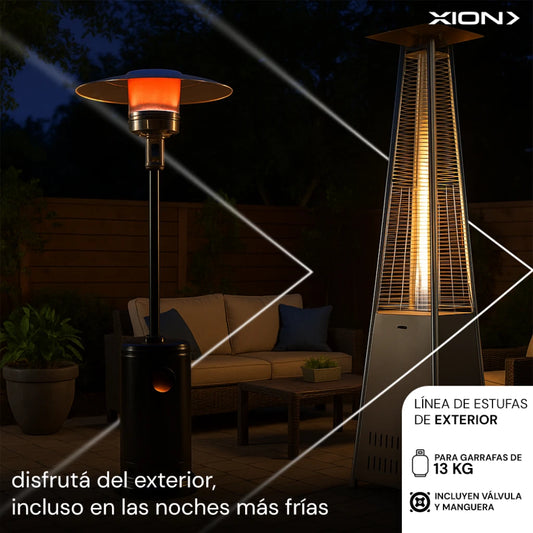 estufa de exterior a gas