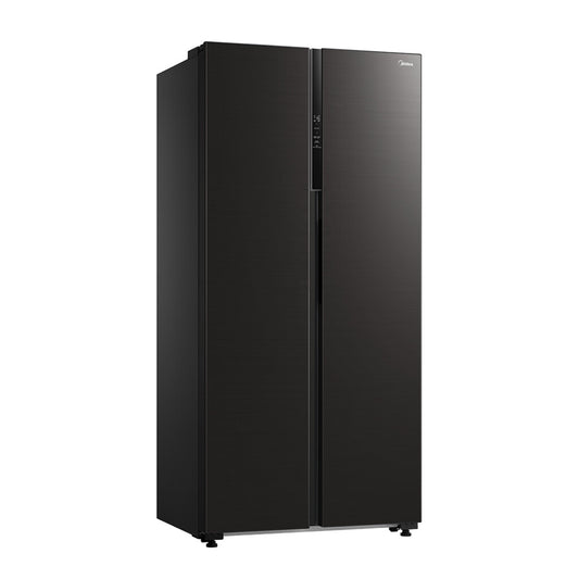 Heladera Black Inverter 482L Side by side Midea MDRS619FGR28