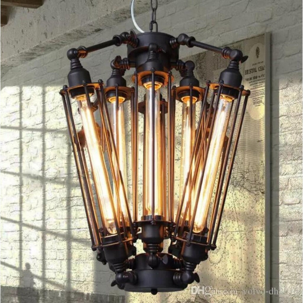 Lampara Led Filamento Vintage modelo Tubular larga 18cm 6w