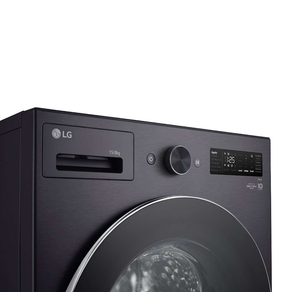 Lavasecarropas frontal inverter LG 15Kg WD15EBNTSPG